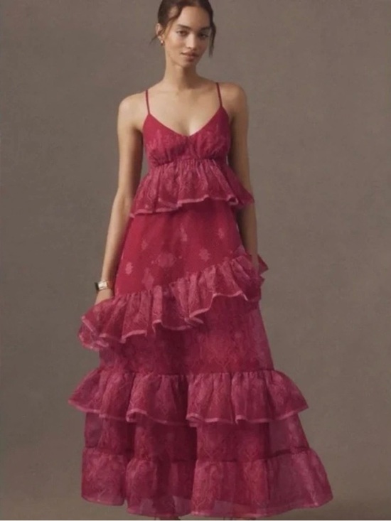 Anthropologie Dresses & Skirts - Anthropologie Ruffle Maxi Dress